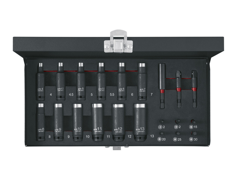 PARKSIDE PERFORMANCE® Set de douilles et embouts pour clé à choc, PSS 21 A1, 21 pièces 3