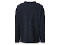 T-shirt homme en tissu gaufré bleu marine.