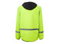 Veste de sécurité jaune avec capuche