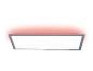 Panneau lumineux LED rectangulaire avec rétroéclairage ambiant rouge