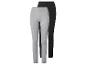 Deux paires de leggings pour femmes, un gris et un noir