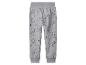 Pantalon de jogging gris pour enfants avec imprimé dinosaures