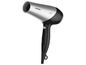 Un sèche-cheveux Grundig Selection argenté de 2200 W.