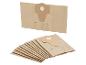Dix sacs d'aspirateur Parkside en papier kraft.