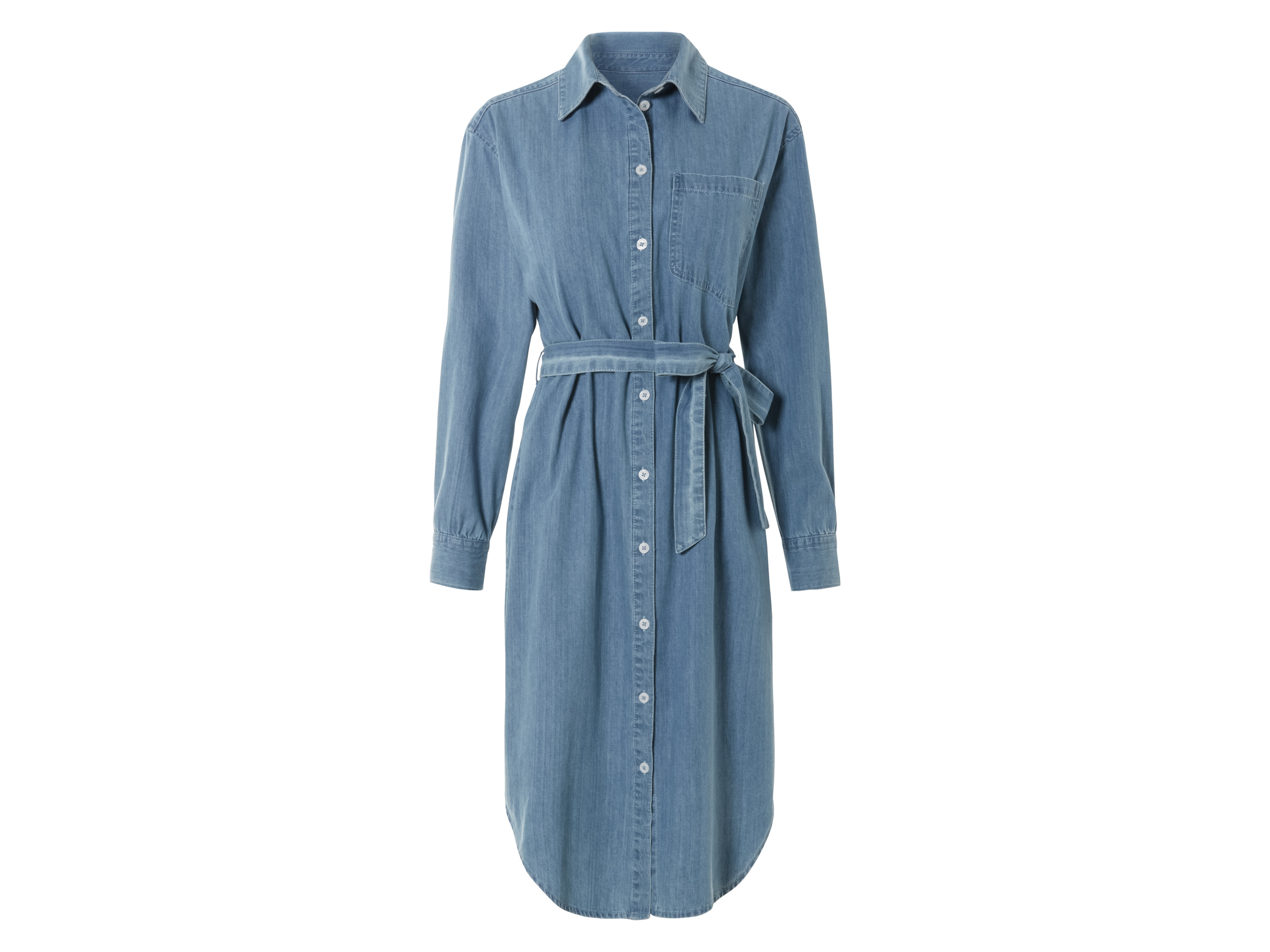 esmara® Robe en jean femme (bleu clair, 46)