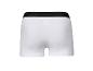 Caleçon boxer blanc pour homme avec ceinture élastique noire, vue arrière