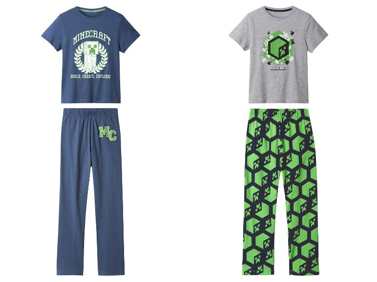 Pyjama enfant Minecraft avec motif Creeper.