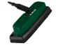 Brosse verte Parkside avec des poils noirs pour nettoyer les surfaces.