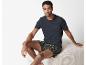 T-shirt et short homme, motif citron.