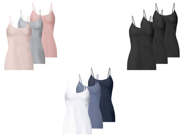 esmara® Lot de 3 débardeurs femme