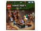 Ensemble de construction Minecraft Movie Woodland Mansion Fighting Ring, 491 pièces, pour 10 ans et plus