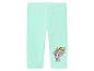 Legging fille menthe avec imprimé chiots et cœurs