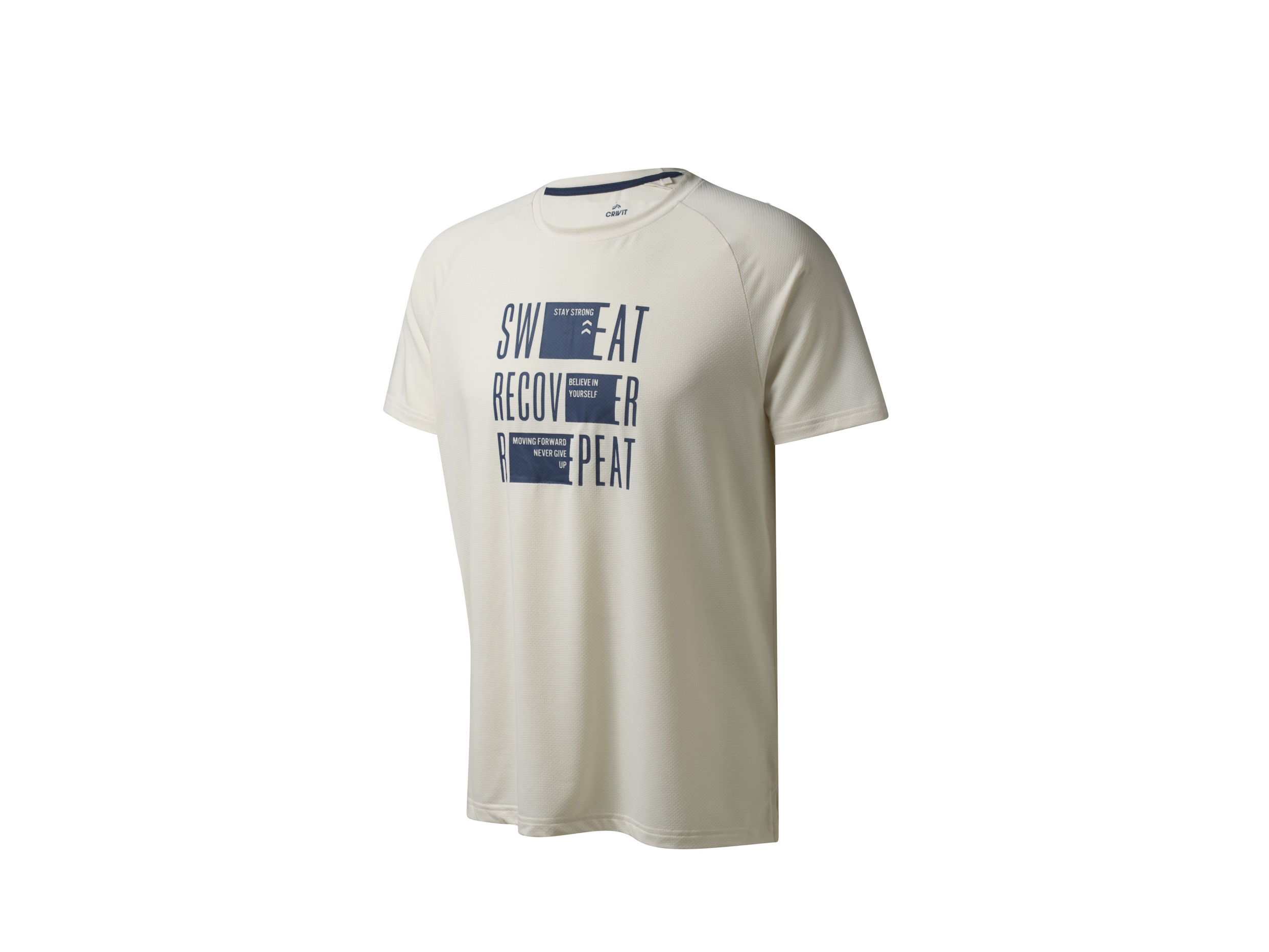 CRIVIT T-shirt technique homme (crème, S)