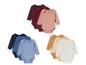 Ensemble de bodies à manches longues pour bébés dans différentes couleurs.