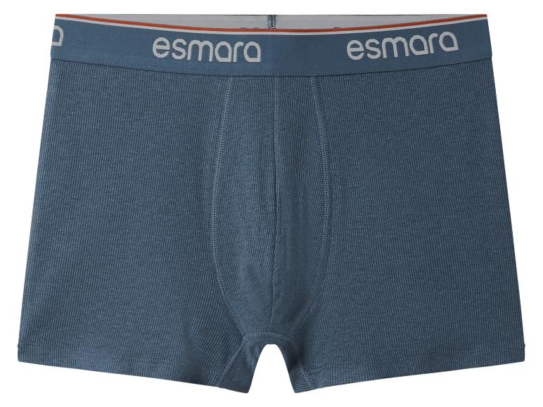 Boxer côtelé bleu-gris avec ceinture de marque Esmara