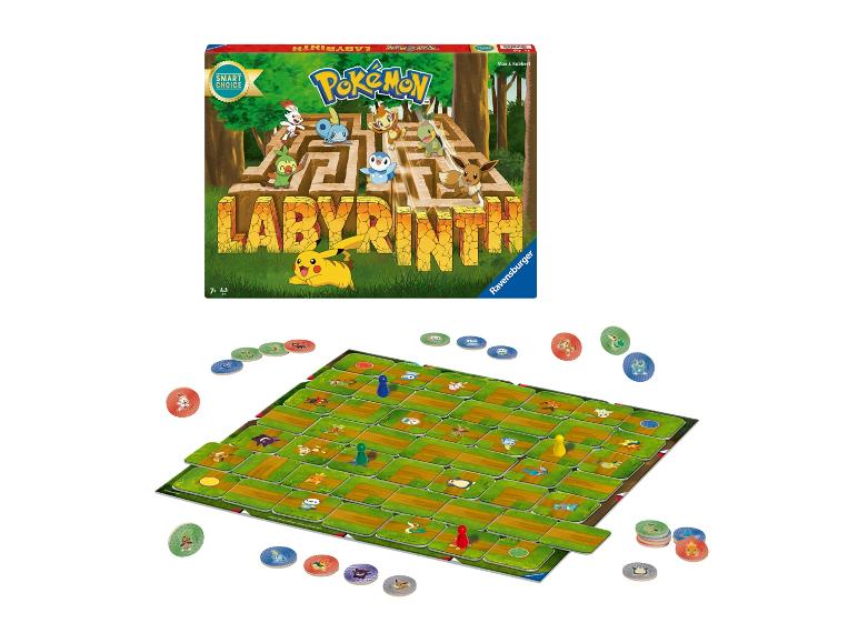 Jeu de société Pokémon Labyrinth avec Pikachu et d'autres personnages Pokémon