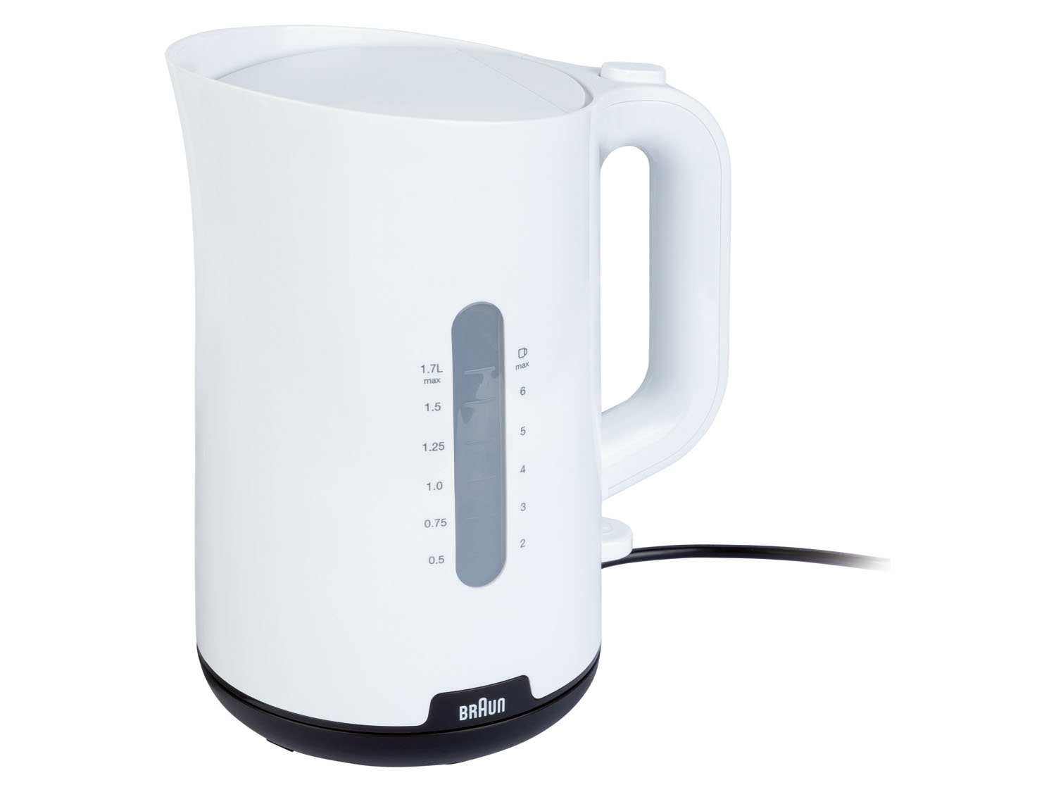 BRAUN Bouilloire WK1100, 1,7 L, 2200 W (blanc)