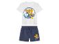 Ensemble enfant t-shirt et short, thème surf, poisson clown.