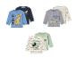 Trois packs de t-shirts pour bébés sur le thème de Disney: Simba, Winnie l'ourson et Mickey Mouse.