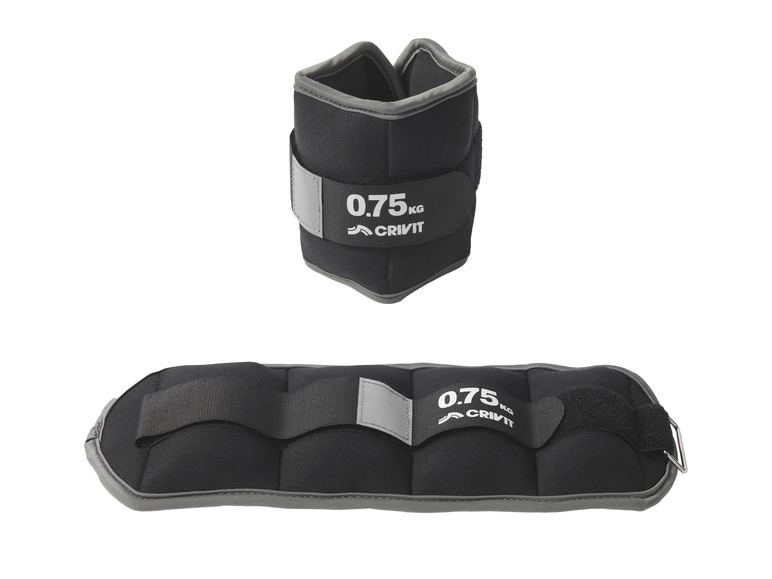 CRIVIT Lot de 2 bandes lestées de 0,75 kg