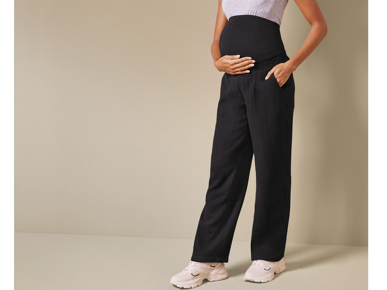 Aller en mode plein écran : esmara® Pantalon de grossesse en mousseline femme - Image 9