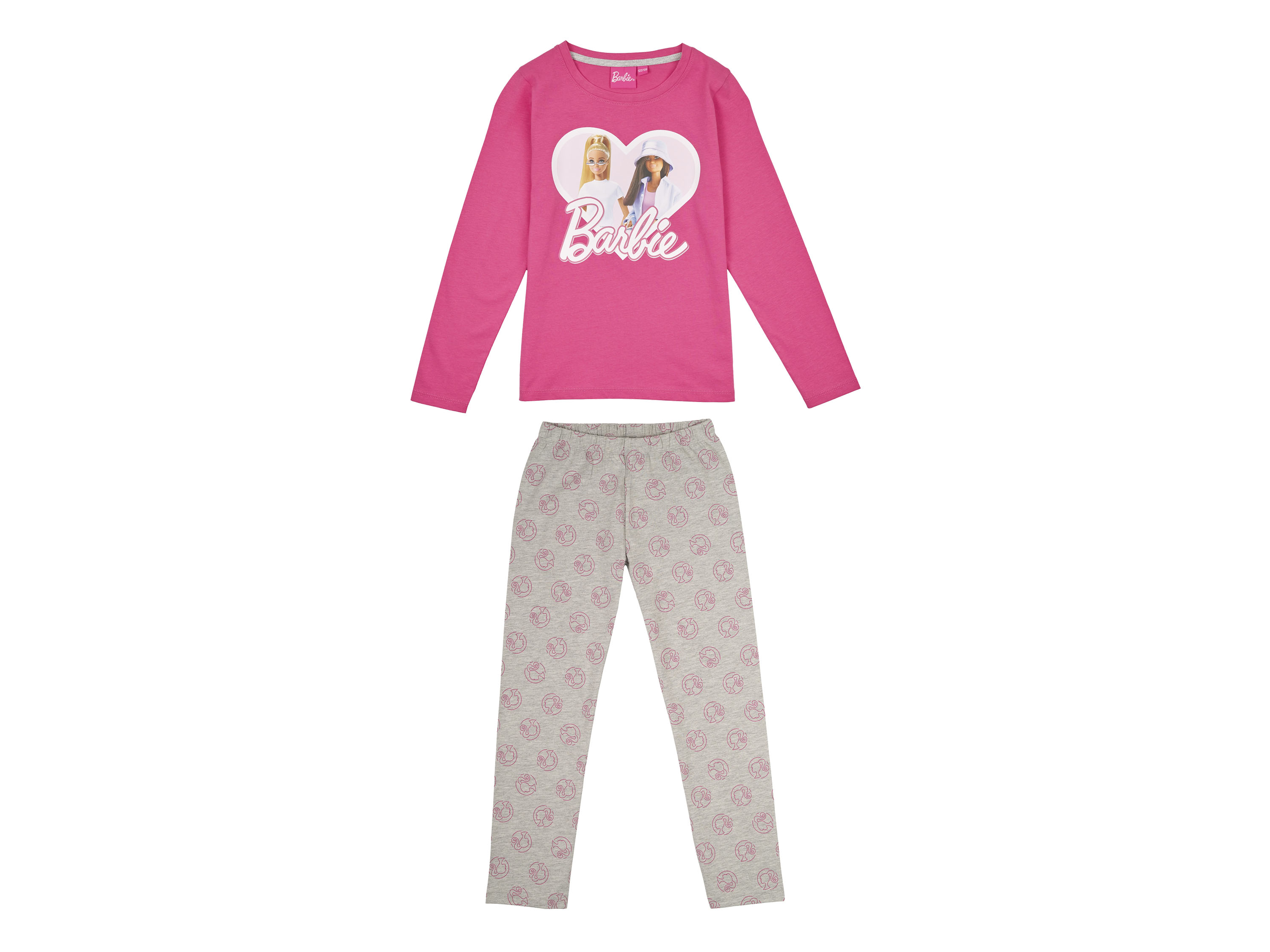 Barbie Pyjama petite fille (2-4 ans, rose)