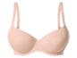Soutien-gorge beige à armatures avec bretelles réglables
