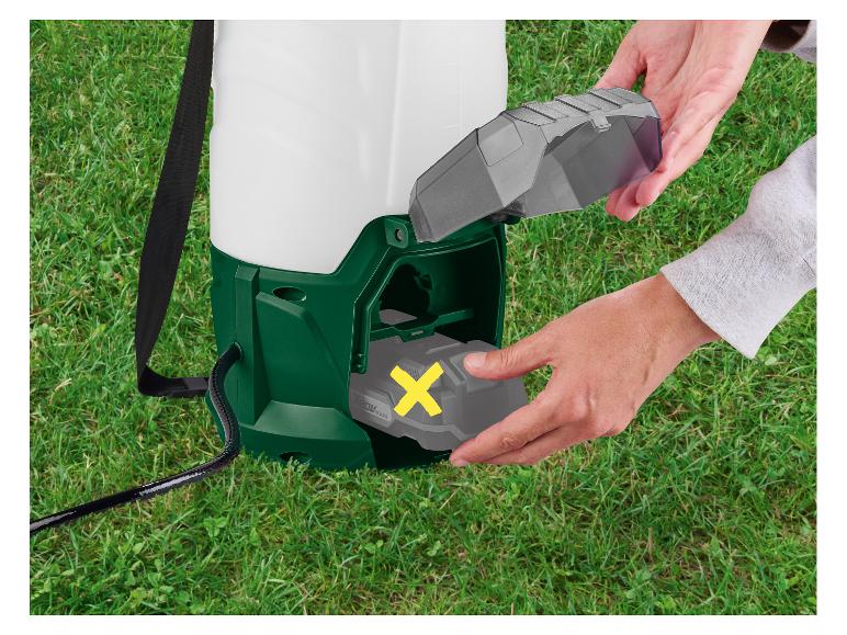 Pulvérisateur à pression sans fil PDSA D3, 1,5 bar, 5 L, 12V / 20V