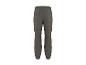 Vue arrière d'un pantalon cargo gris foncé avec taille et chevilles élastiquées