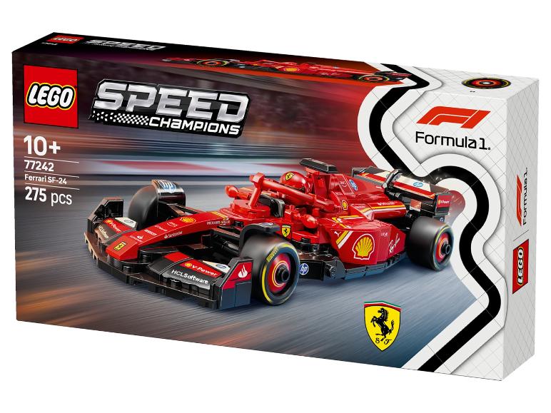 Voiture de course LEGO Speed Champions Ferrari SF-24 Formule 1.