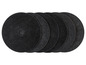 Six disques de ponçage noirs