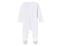 Combinaison blanche pour bébé à manches longues