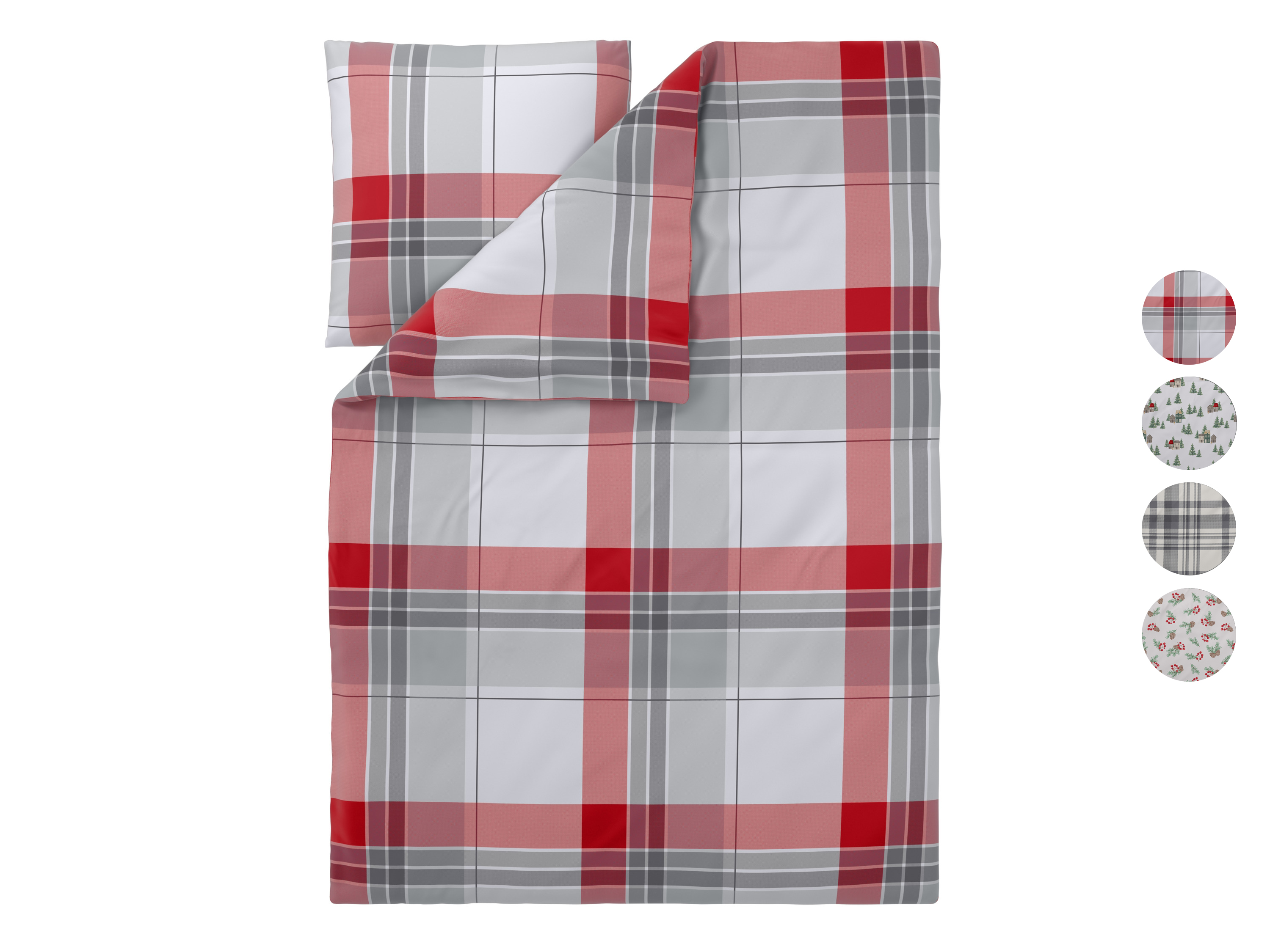 LIVARNO® Parure de lit en flanelle, 140 x 200 cm
