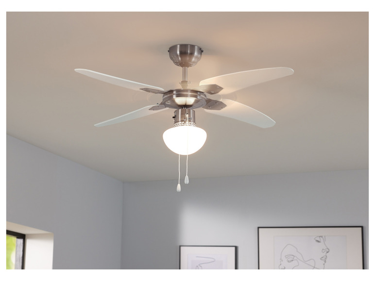 Aller en mode plein écran : LIVARNO home Ventilateur de plafond avec éclairage LED, 60 W - Image 3
