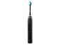 Une brosse à dents électrique noire Nevadent.
