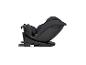 Siège auto pour bébé noir avec base ISOFIX, vue latérale