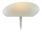 Lampe solaire d'extérieur en forme de galet.