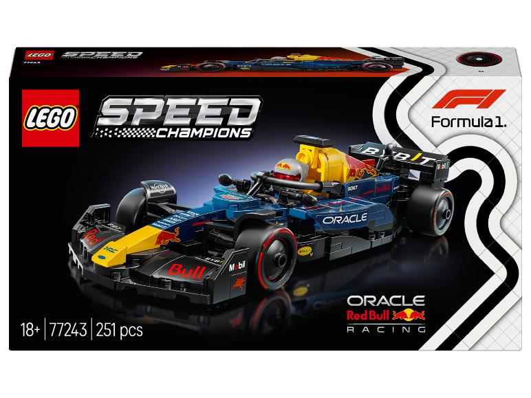 Boîte LEGO Speed Champions avec une voiture de course Red Bull de Formule 1