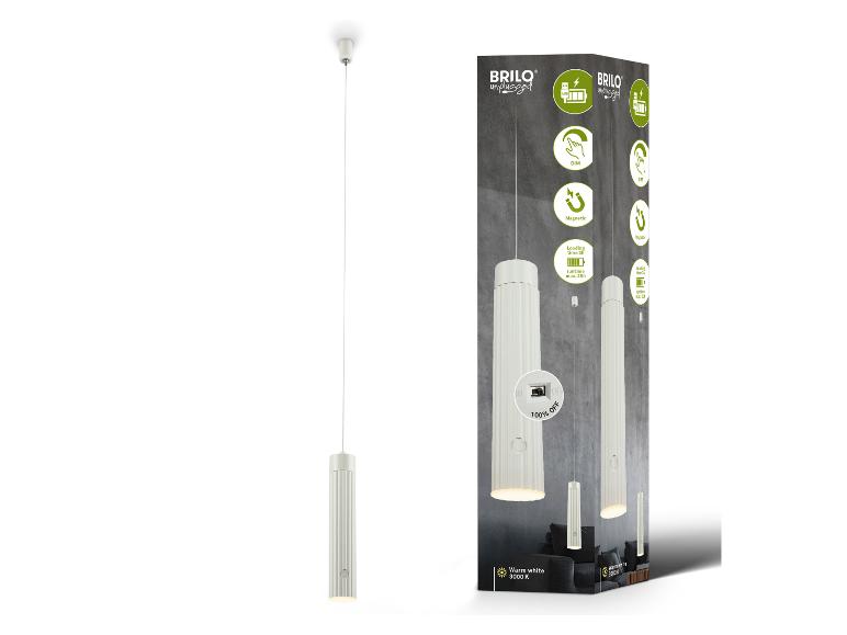 Suspension LED sans fil BRILONER LED-Akku-Pendelleuchte avec son emballage