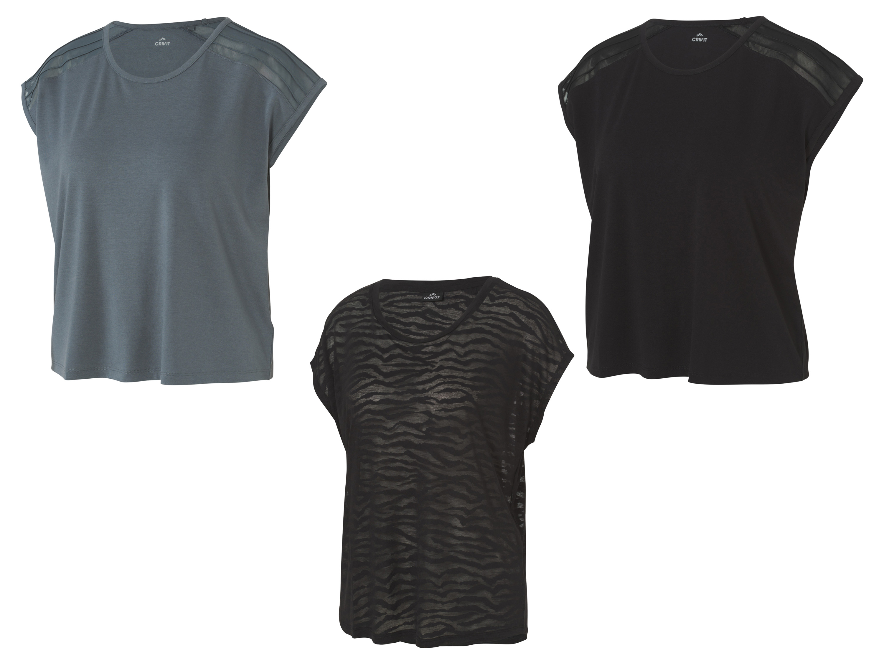 CRIVIT T-shirt technique manches longues femme