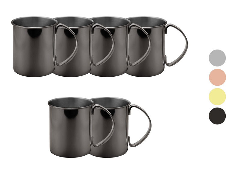 Aller en mode plein écran : ECHTWERK Set de tasses Moscow Mule en acier inoxydable - Image 1