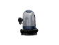 Nettoyeur compact pour tapis et tissus d'ameublement avec réservoir d'eau transparent et tuyau noir.