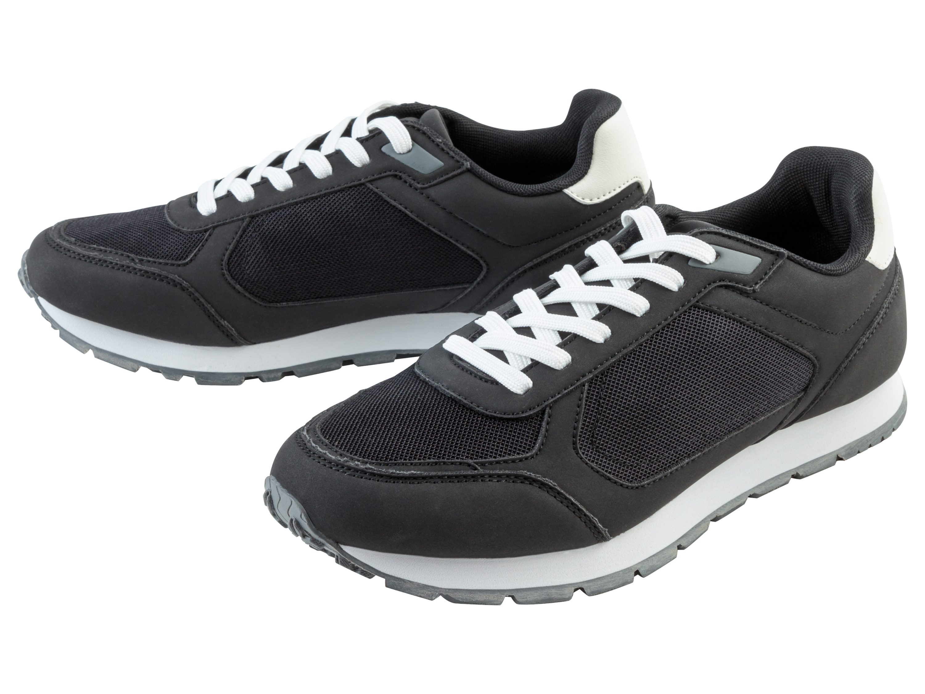 LIVERGY® Sneakers homme (noir/blanc, 41)