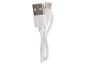 Câble USB blanc avec connecteurs USB-A et USB-C