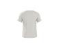 T-shirt femme à manches courtes blanc cassé, vue de dos