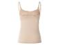 Caraco beige à fines bretelles et bonnets intégrés.