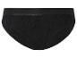 Culotte noire à côtes.