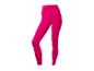 Leggings de sport rose foncé avec poches.