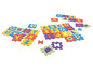 Un ensemble de tapis de puzzle en mousse avec des lettres et des chiffres.