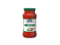 Bocal de sauce tomate, sauce pâtes Romana à la ricotta et au basilic.